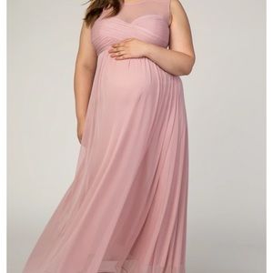 Maternity plus size dress